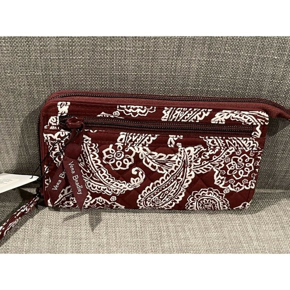 NWT Vera Bradley Arizona State University RFID Front Zip Wristlet - Picture 4 of 5